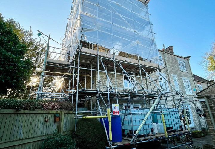 Temporary Roof Scaffold 2