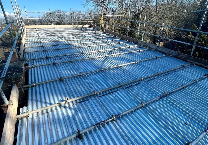Temporary Roof Scaffold 5